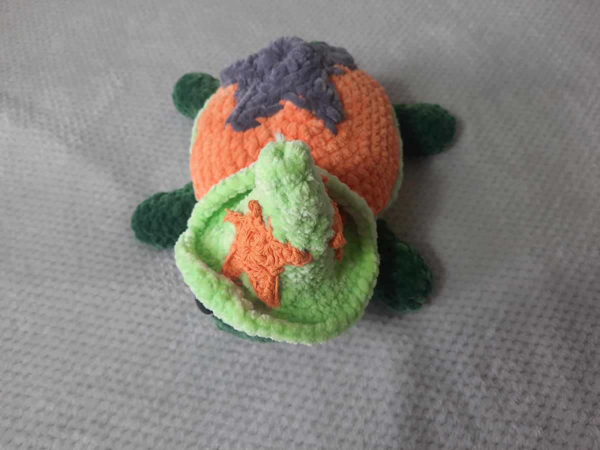 🧙‍♀️🐢 Tortue Sorcière – Création originale au crochet 🎃