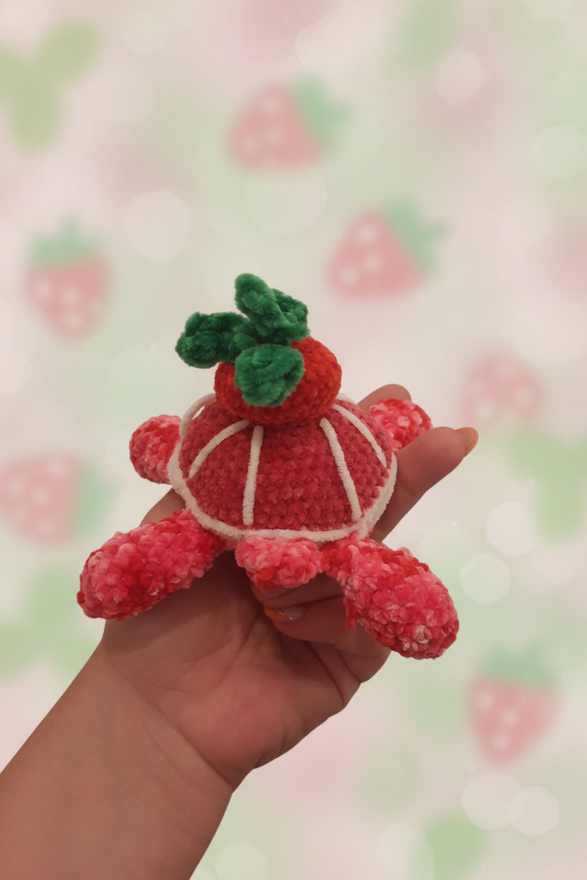 🍓 Tortue Fraise – Collection Tortues Fruitées