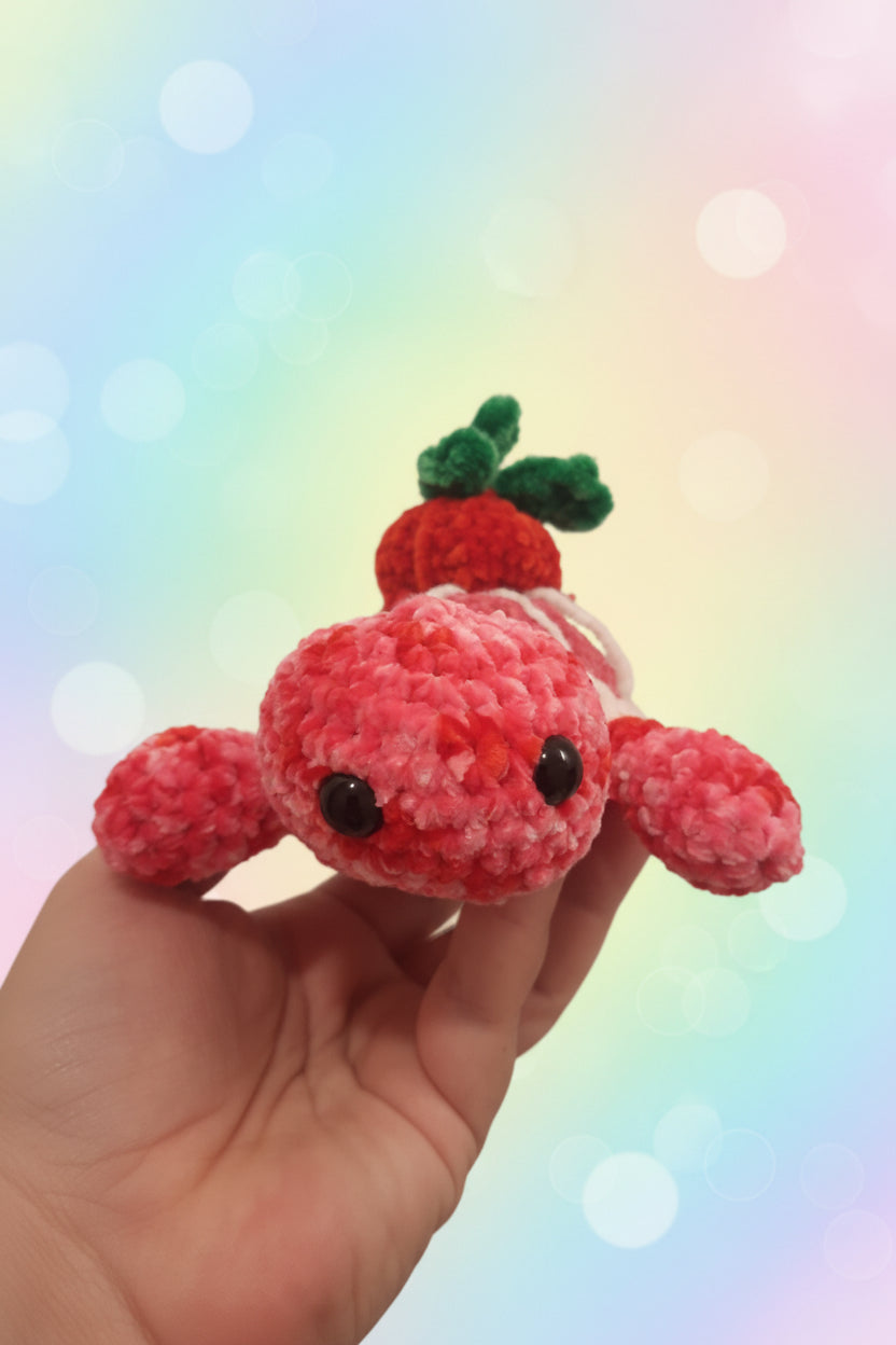 🍓 Tortue Fraise – Collection Tortues Fruitées