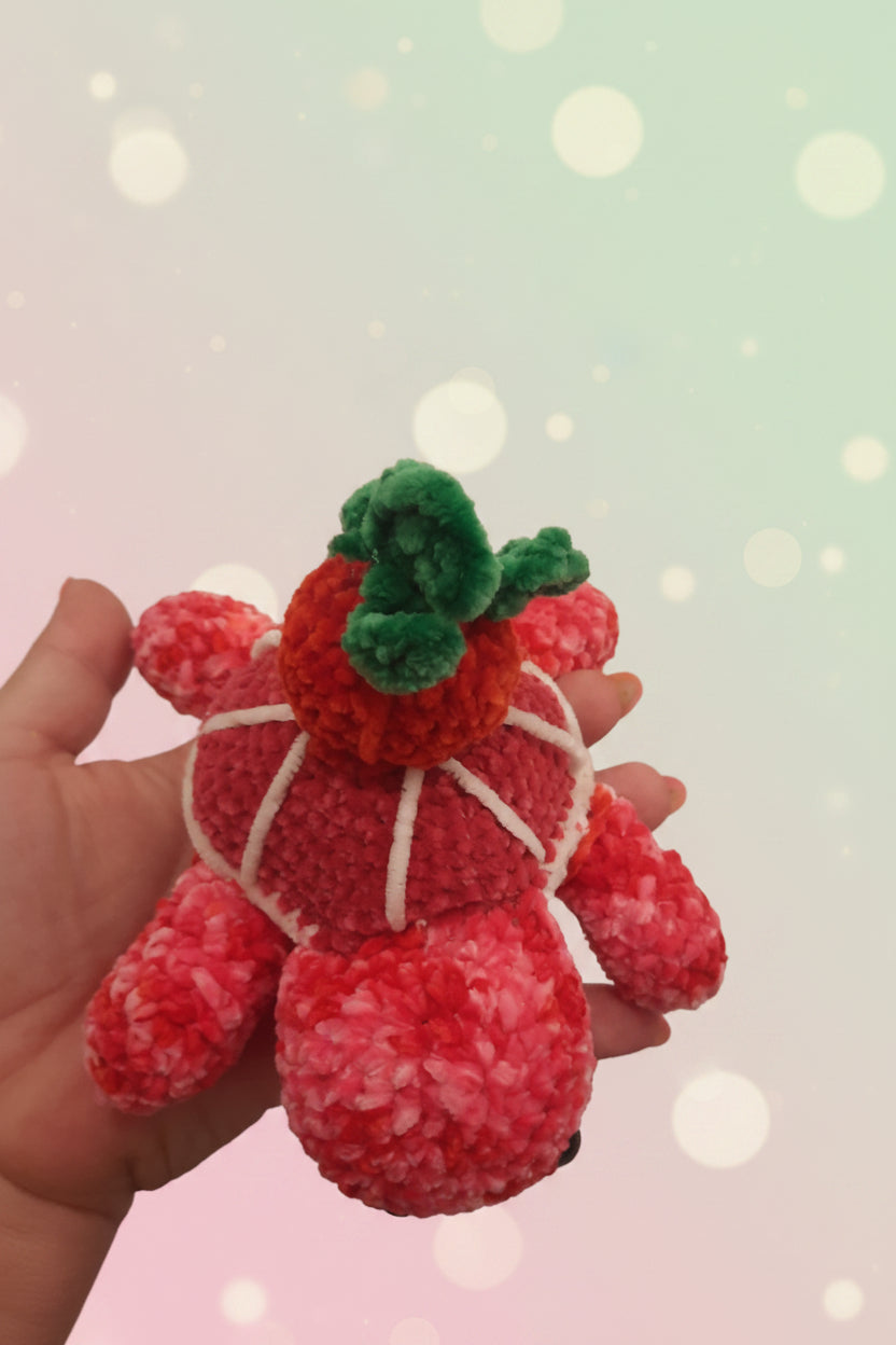 🍓 Tortue Fraise – Collection Tortues Fruitées