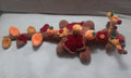 Dragon Automne au Crochet – Grande Création Décorative Artisanale 76 cm