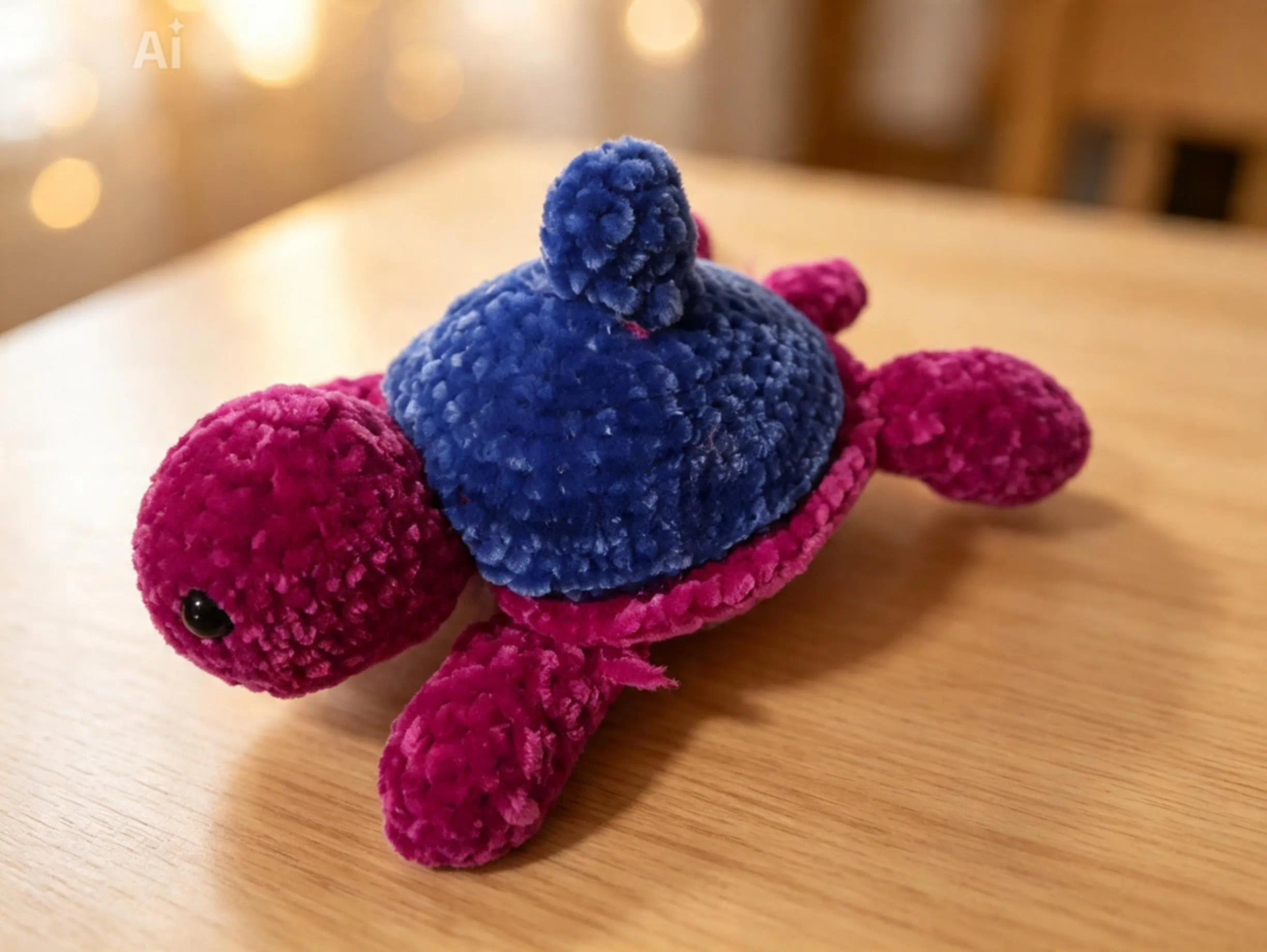 🫐🐢 Tortue Myrtille – Collection Tortues Fruitées 🐢🫐