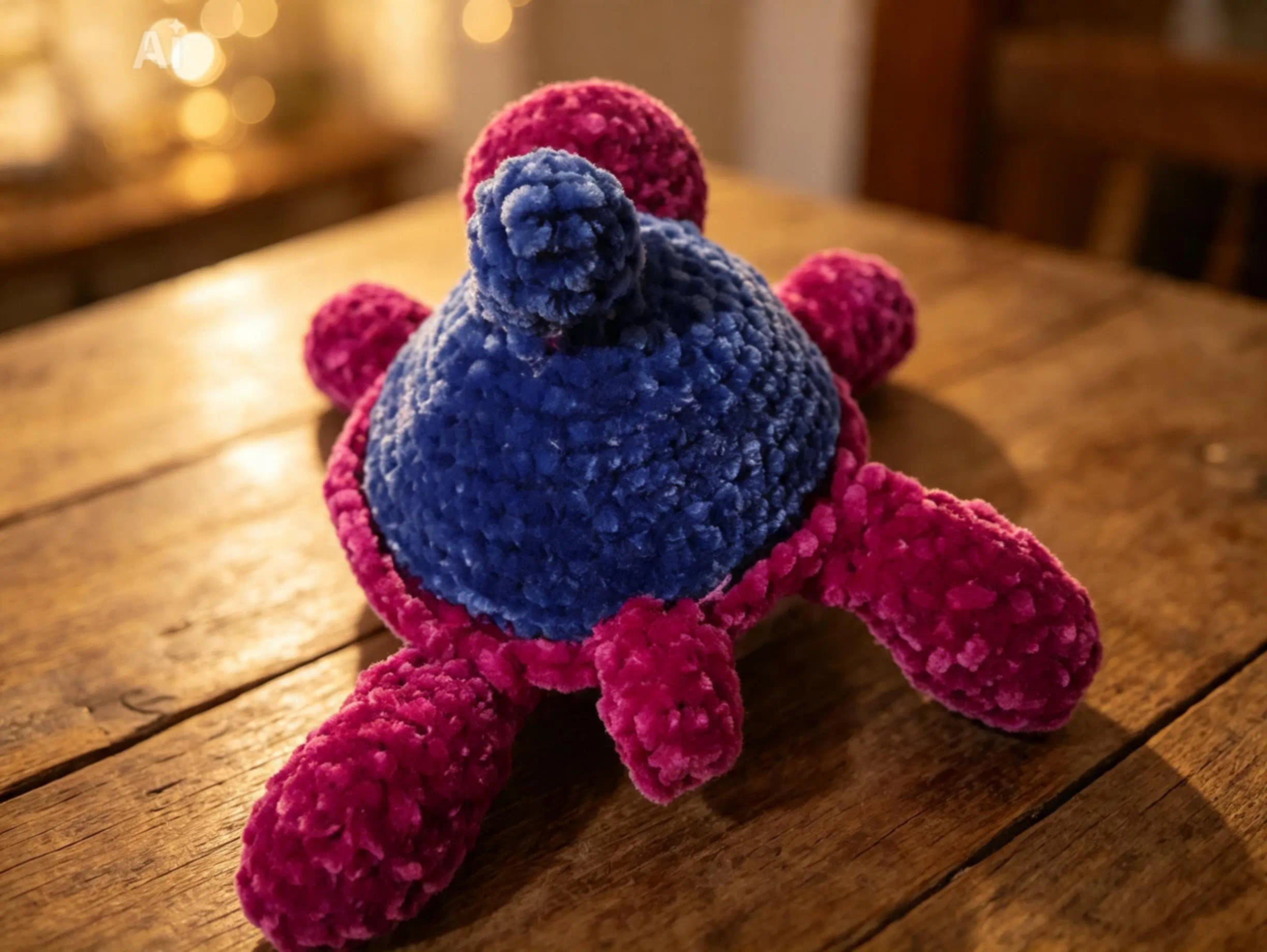 🫐🐢 Tortue Myrtille – Collection Tortues Fruitées 🐢🫐