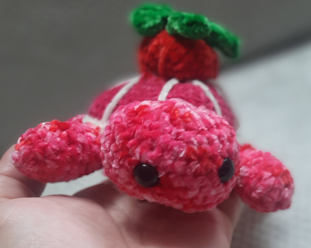 🍓 Tortue Fraise – Collection Tortues Fruitées