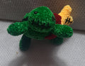 Tortue Zombie au Crochet – Décoration Halloween Fait Main.